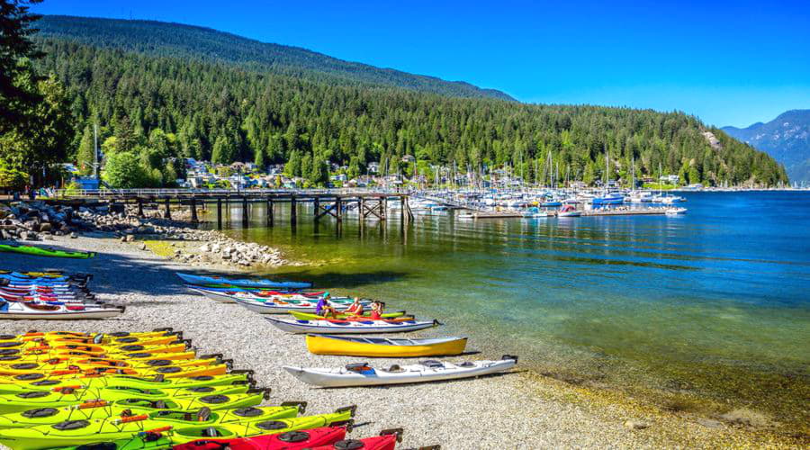 Nossos serviços de aluguel de carros oferecem uma seleção diversificada de veículos no norte de Vancouver.